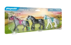 Playmobil Τρία άλογα Friesian Knabstrupper & Andalusian 70999