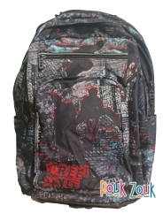 Polo Abyss Τσάντα Πλάτης Δημοτικού Μαύρη Freestyle 901033-8288