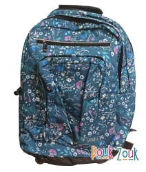 Polo Abyss Τσάντα Πλάτης Δημοτικού Μπλε Flowers 901033-8290