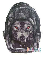 Polo Ace Τσάντα Πλάτης Δημοτικού Γκρι Wolf 901047-8283