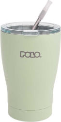 Polo Coffee Mug Ανοξείδωτη Κούπα Θερμός 350ml Χρώμα Μέντα 949024-6800