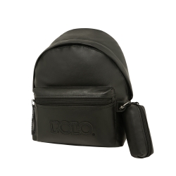 Polo Mini Gecko Τσάντα Πλάτης Μαύρη 907037-2001