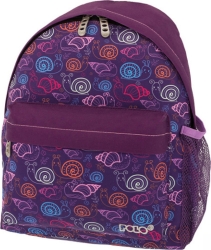 Polo Mini Helix Τσάντα Πλάτης Νηπιαγωγείου Μωβ Μ23 x Π10 x Υ31cm 901067-70