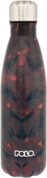 Polo Μπουκάλι Θερμός Ανοξείδωτο BPA Free 500ml Κόκκινο Μαύρο 949004-8337