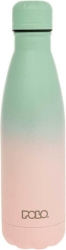 Polo Μπουκάλι Θερμός Ανοξείδωτο BPA Free 500ml Ροζ Πράσινο 949004-8391