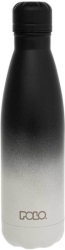 Polo Μπουκάλι Θερμός Ανοξείδωτο BPA Free 500ml Μαύρο Λευκό 949004-8390