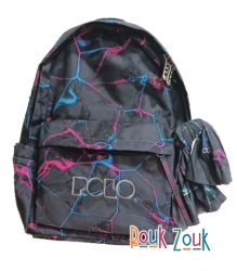 Polo Original Double Scarf Craft Τσάντα Πλάτης Γυμνασίου - Λυκείου Μαύρη 901261-8264