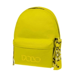 Polo Original Scarf Τσάντα Πλάτης Γυμνασίου - Λυκείου Κίτρινη 901135-7101