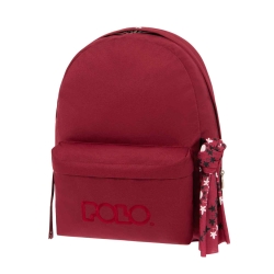Polo Original Scarf Τσάντα Πλάτης Γυμνασίου - Λυκείου Μπορντώ 901135-4100