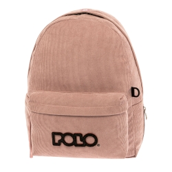 Polo Roy Τσάντα Πλάτης Γυμνασίου-Λυκείου Ροζ 901030-3900