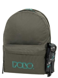 Polo Σακιδιο Original Double Scarf Grey/Petrol-Γκρι/Πετρολ 901235-2258