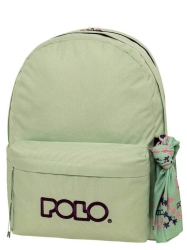 Polo Σακιδιο Original Double Scarf Mint/Eggplant-Μεντα/Μελιτζανι 901235-6848