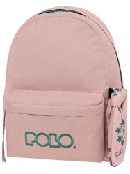 Polo Σακιδιο Original Scarf Pink/Petrol-Ροζ-Πετρολ 901135-3958