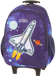Polo Space Σχολική Τσάντα Τρόλεϊ Νηπιαγωγείου Πολύχρωμη 12lt 2024 901051-8301
