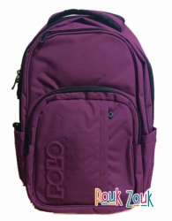 Polo Spin Τσάντα Πλάτης Γυμνασίου - Λυκείου Μωβ 901044-4600
