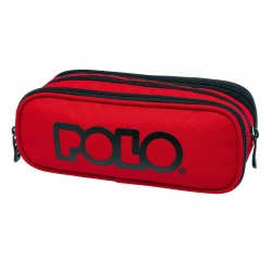Polo Triple Κασετίνα Με 3 Θήκες Κόκκινη 937005-3000