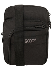 Polo Τσαντάκι ανδρικό ώμου 23x17x9cm POLO Strike Large Black 907008-2002