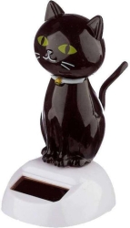 Puckator Φιγούρα Ηλιακή Solar Pal Lucky Black Cat FF113