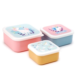 Puckator Σετ 3 Φαγητοδοχεία Unicorn Magic LBOX95