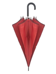 Rain Ομπρέλα Μπαστούνι 63/8 Αυτόματη Κόκκινο A6010