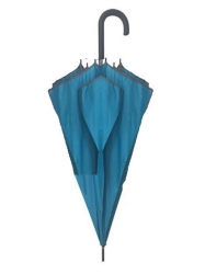 Rain Ομπρέλα Μπαστούνι 63/8 Αυτόματη Turquoise A6010