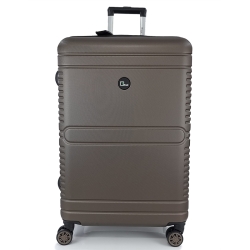 Rain RB80114 Μεσαία Βαλίτσα με ύψος 65cm σε Καφέ χρώμα 65x43x25cm
