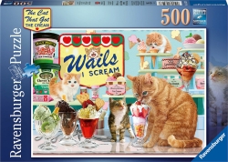 Ravensburger Παζλ Γατάκια Και Παγωτό 500 κομμάτια 16527
