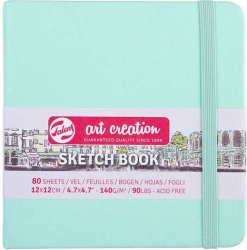 Royal Talens Μπλοκ Σχεδίου Sketchbook Art Creation Sketch Book Fresh Mint 12x12cm 80 Φύλλα
