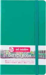 Royal Talens Μπλοκ Σχεδίου Sketchbook Art Creation Sketch Book Forest Green 13x21cm 80 Φύλλα