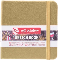 Royal Talens Μπλοκ Σχεδίου Sketchbook Χρυσό 12x12cm 80 Φύλλα