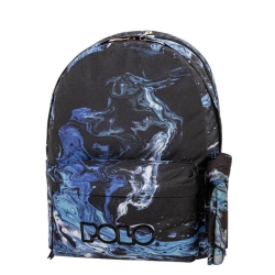 Polo Σακιδιο Original Double Scarf Shapes Black/Blue Shapes 901202-8342