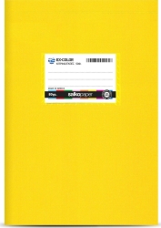 Salkopaper Τετράδιο Εκθέσεων Ριγέ Καρφίτσα Ex-Color 17x25cm 50φ Κίτρινο