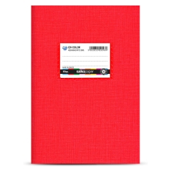 Salkopaper Ex-Color Τετράδιο Καρφίτσα ΜK 17x25cm 50φ Κόκκινο