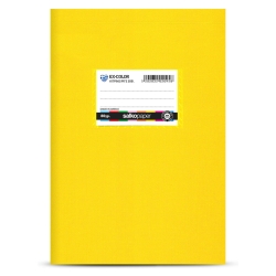 Salkopaper Ex-Color Τετράδιο Ριγέ Καρφίτσα 17x25cm 30φ Κίτρινο