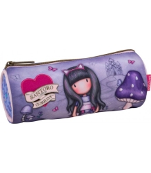 Santoro Gorjuss Κασετίνα Βαρελάκι Cheshire Cat Λιλά 237322