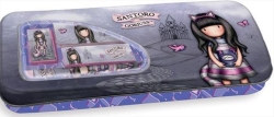Santoro Gorjuss Κασετίνα Γεμάτη Μεταλλική Λιλά Cheshire Cat 237122