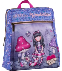 Santoro Gorjuss Τσάντα Πλάτης Τριγωνική Μικρή Cheshire Cat Λιλά 237282