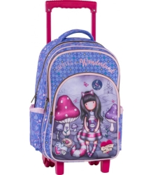 Santoro Gorjuss Τσάντα Τρόλεϊ Δημοτικού Cheshire Cat Λιλά 237252