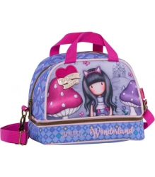 Santoro Gorjuss Τσαντάκι Φαγητού Cheshire Cat Λιλά 237312