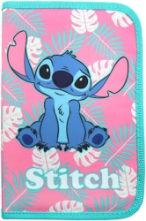Σχολικη Κασετίνα Μονη Γεματη Disney Stitch