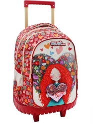 Must Τσάντα τρόλεϊ δημοτικού red heart 3 θέσεων 585758