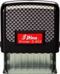 Stamper Shiny New Printer Line S-853 47mm x 18mm (Up To 5 Rows)