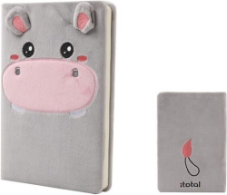 Σημειωματάριο Plush Α5 I-total Hippo Xl2052f