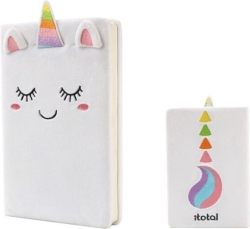Σημειωματάριο Plush Α5 I-total Unicorn Xl2052d