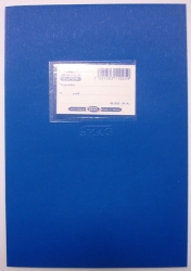 Skag Super Τετράδιο Ριγέ+Λευκό Καρφίτσα 17x25cm 50φ Μπλε