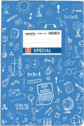 Special Doodles Τετράδιο Καρφίτσα Ριγέ 17x25cm 50φ Γαλάζιο 4308