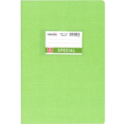 Special Jeans Τετράδιο Ριγέ Καρφίτσα 17x25cm 50φ Ανοιχτό Πράσινο 4167