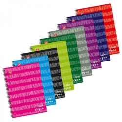 Typotrust Τετράδιο Σπιράλ Ριγέ Α4 2 Θεμάτων Color Stripes (Διάφορα Χρώματα) 4532Β