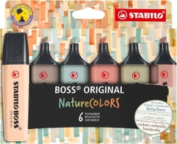 Stabilo Boss Υπογραμμιστές 70/6-2-2 6τμχ Nature