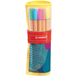 Stabilo Μαρκαδόροι 88 Rollerset 25τμχ